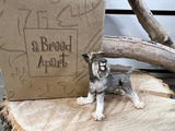 NEW IN BOX Collectible Country Artist A Breed Apart Figurine - Mini Schnauzer