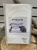 NEW Pinzon 2 Pack 500 Thread Count Pima Cotton Sateen Pillowcases, white