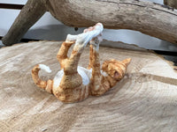 NEW IN BOX Collectible Country Artist A Breed Apart Figurine - Orange Tabby Cat Tinkerbell