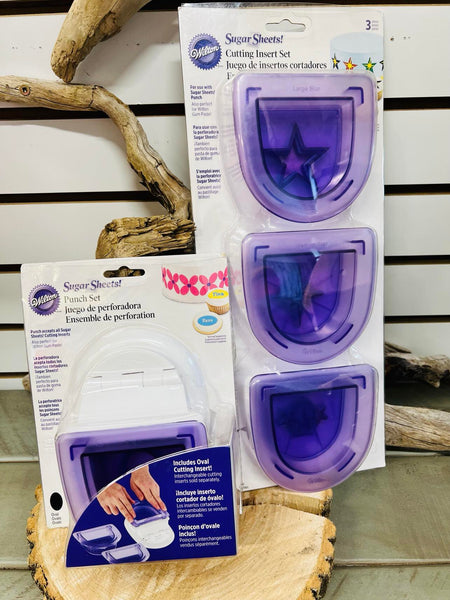 NEW Wilton Punch and Insert Set Sugar Sheets