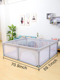 NEW Baby PlayPen - Extra Large - LIGHT GREY - 70.9*59.1*26.8inch