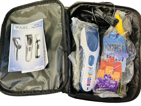 NEW WAHL Color Pro Hair Clipper Kit with Colored Guide Combs