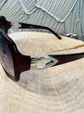 NEW Designer Rep. Sunglasses, 400 UV Protection! Stylish Plum Gradient Purple Lenses! 8211