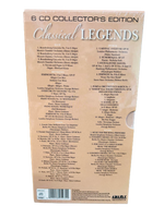 NEW 6 CD Collector's Edition Classical Legends Featuring Bach, Beethoven, and more!