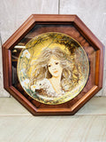 NEW Framed Collectible Vintage Kaiser "Lilie" limited edition of the series Romantic Portraits by Greta Neubacher 10" Plate