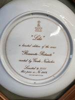 NEW Framed Collectible Vintage Kaiser "Lilie" limited edition of the series Romantic Portraits by Greta Neubacher 10" Plate