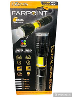 NEW Farpoint Versa Beam aircraft grade aluminum Tactical Flashlight, Weatherproof and shock resistant, built-in zoom