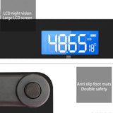 NEW Retails $60, Blaxill Digital Bathroom Scale | Highly Accurate Body Weight Scale with Large LED Display | 400 lb Capacity | Round Corner Design | Fiberglass Platform | Black