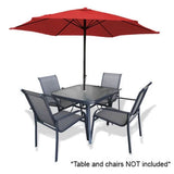 NEW Arctic Sky - Patio Umbrella 8.5' - Red