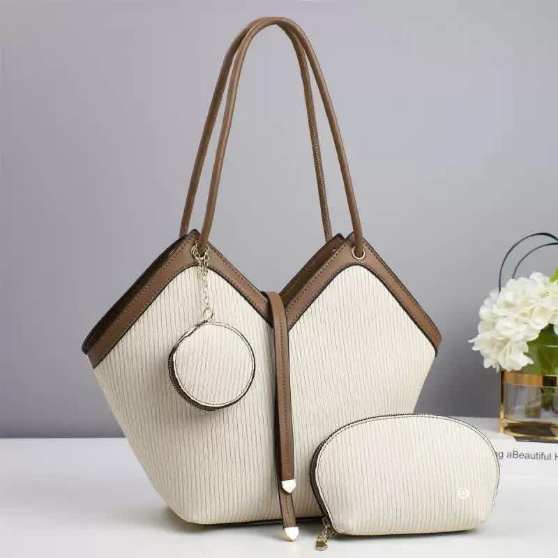 Lulu Inspired Tote Bags No.24507, 6 Colors, Size:40*20*12*29*20cm, Tax Included