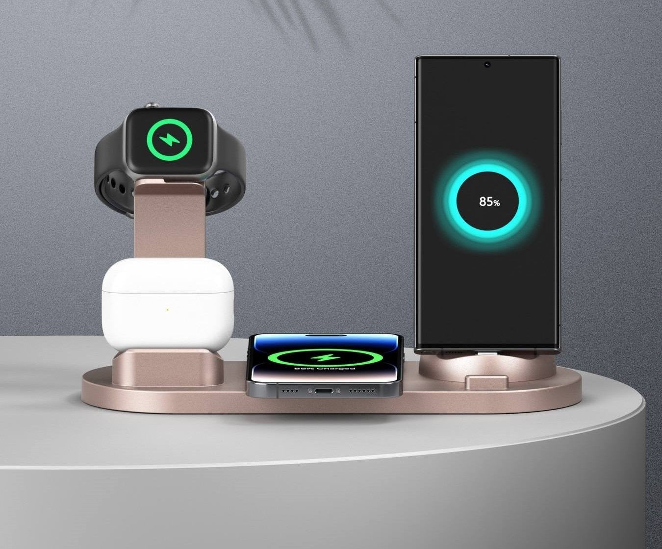 3 in One Charging Station No. 13037, 4 Colors, Tax Included