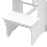 NEW WFX Utility 3 - Step Wood Folding Step Stool, also can be used as a flower stand on the balcony, and can be used as a coffee table, side table or chair! Retails $150