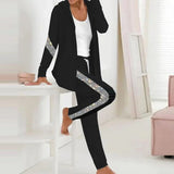 NEW Cool Black Hoodie Two Piece Set - Size S - Retails $104+
