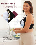 NEW Momcozy The Original: Our Basic Pumping Bra - Black, Sz XXL