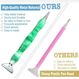 NEW Diamond Painting Pens Kit, Stainless Steel Tips for Diamond Painting Accessories with 6 Clay, Diamond Art Pens Diamond Painting Tools for DIY Craft, Green, 16pc