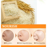 NEW Anti-Aging Face Cream Rice Cream Facial Moisturizing Cream Clean Shrinkage Pores Refreshing Lighten Spots Even Out Skin Tone Reduce Blemishes Make Skin Brighter 60g