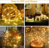 New 3M LED String Lights Fairy Decoration USB Holiday Curtain Garland Lamp 8 Mode for Home Garden Party Christmas New Year Wedding with remote
