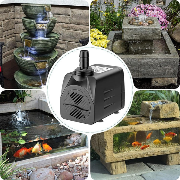 NEW Uniclife UL400 Submersible Water Pump for Aquarium/Hydroponic/Fish Tank/Fountain/Pond/Statue with 6ft Power Cord