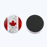 NEW 12Pcs Canadian Flag Refrigerator Magnet, Travel Souvenir Canada 3D Crystal Glass Magnet, Canada Fridge Stickers
