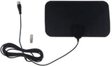 NEW 4K High Gain HD TV DTV Box Digital TV Antenna Plug 50 Mile Booster Active Indoor Antenna Graphic Design