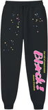 NEW Spi*der Dupe EMILYLE Y2K Hoodie Set Hoodie Pant Casual Tracksuit Long Sleeve Athletic Suit, Black, Men's Sz XXL, Fits like an XL