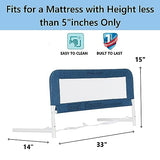NEW Dream On Me Lightweight Mesh Security Adjustable Bed Rail with Breathable Mesh Fabric in Navy, Retails $46