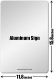 NEW Quiet Zone Please Be Considerate of Our Residents And Our Neighbors Sign, 12"x16" Aluminum Sign for Outdoor Use