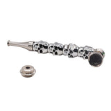 NEW MERISHOPP 1pc Metal Skull Pipe Tobacco Pipes Lightweight Gift for Father Husband Collectibles | Tobacciana | Pipes | Other Collectible Pipes