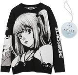 NEW Retails $119, PEXIZUAN Goth Knitted Harajuku Winter Clothes Women Oversized Sweaters Long Sleeve Top Gothic Kawaii Cartoon Streetwear, Sz M