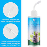 NEW Pet Ear Cleaner Solution & Infection Treatment for Dogs & Cats, Natural Pet Cleanser Drops Helps Eliminate Odor Relieve Infections and Soothe Itchiness - 4.06oz/120ml, EXP: 09/2025