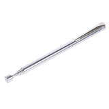 NEW Telescopic Magnetic Pick Up Tool, Easy Magnetic Pick Up Rod Stick with Pen Style Pocket Clip Design, Powerful Magnet with 1-2lb Capacity (Silver)