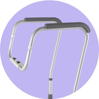 NEW IN BOX Medline Toilet Safety Rails, Retails $69+