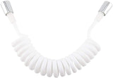 NEW Yunnyp Plastic PVC Spring Shower Hose, ABS Spring Flexible Shower Hose for Water Plumbing Toilet Bidet Sprayer Bathroom