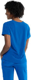 NEW Tasha + Me Women's Medical Scrub Chest Pocket Shirts - Modern Slim-Fit & V-Neck Style Top, Royal Blue, Sz 2XL
