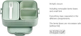 NEW Retails $52, Mepal Bento Box Midi - Lunch Box with Bento Box - for 2 Sandwiches or 4 Slices of Bread - Lunch Box for Sandwiches, Small Snacks & Left Overs - Lunch Box Adults - Nordic Black