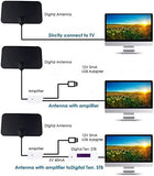 NEW 4K High Gain HD TV DTV Box Digital TV Antenna Plug 50 Mile Booster Active Indoor Antenna Graphic Design