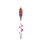NEW Evergreen Balloon Spinner, Spring Floral Burlap Balloon Spinner, 15x15x55 Inches, Great visual appeal as they rotate in the wind