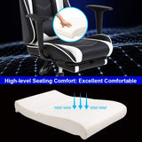 NEW Retails $365+ Assembled BestOffice Racing Gaming Chair, Black & White