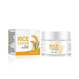 NEW Anti-Aging Face Cream Rice Cream Facial Moisturizing Cream Clean Shrinkage Pores Refreshing Lighten Spots Even Out Skin Tone Reduce Blemishes Make Skin Brighter 60g
