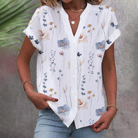 NEW Summer Floral Button Down Shirt - Size M - Nice Flowy Fabric Retails $71+