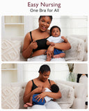 NEW Momcozy The Original: Our Basic Pumping Bra - Black, Sz XXL