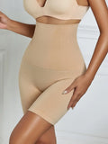 NEW Sleek High-Waist Boyshort Shaper: Tummy Control, Butt Lift, Seamless Design for Everyday Comfort & Confidence, Light Beige, Sz XS/S - Retails $98