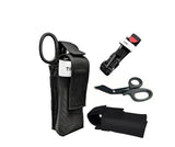 NEW Emergency Survival Kit, Tactical Military Trauma First Aid Kit, Molle EMT IFAK Pouch Outdoor Gear Tourniquet Bandage Bleeding Control Kit for Camping Hiking Hunting Travel Car Adventures (Black)