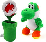 NEW HUAWELL 2 Pcs Super Marry Soft Plush Toy, Stuffed Animal Doll Flower: 10 inch (26cm) & Yosi Plush 8 inch (20 cm)