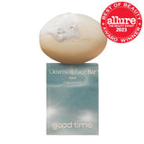 NEW Retails $14, GOOD TIME Gentle Cleansing Face Bar Award Winning - Fragrance-Free, Moisturizing & Skin-Protective - Plastic Free - Suitable for All Skin Types - Single