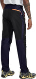 NEW TBMPOY Men's Outdoor Hiking Work Pants Quick Dry Water Resistant Lightweight Mountain Fishing Pants Zipper Pockets, Navy, 30-inch Waist