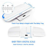 NEW MomMed 24 Inch Baby Scale, Multi-Function Toddler Scale, 4 Units (kg/oz/lb/lb:oz) Switchable Digital Baby Scale, Infant Scale with Hold Function, Weight and Height Track, Accuracy 10g, Retails $80