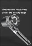 NEW Turbocharged Shower Head Set: Multi-Hole Booster/Explosion-Proof Hose + 5 Filter Elements/one-Button Quick-Install Design/Enjoy a Powerful and Comfortable Bath