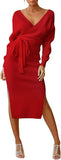 NEW Cutiefox Womens High Neck Cable Knit Long Sleeve Pullover Sweater Mini Dress, Sz S/M, Fabric Has Lots of Stretch, Retails $56+ NO BELT!