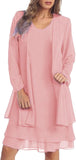 NEW Retails $68, NREALY Vestido Womens Fashion Charming Solid Color Mother of The Bride Lace Elegant Dresses, Blush Pink, Sz XL